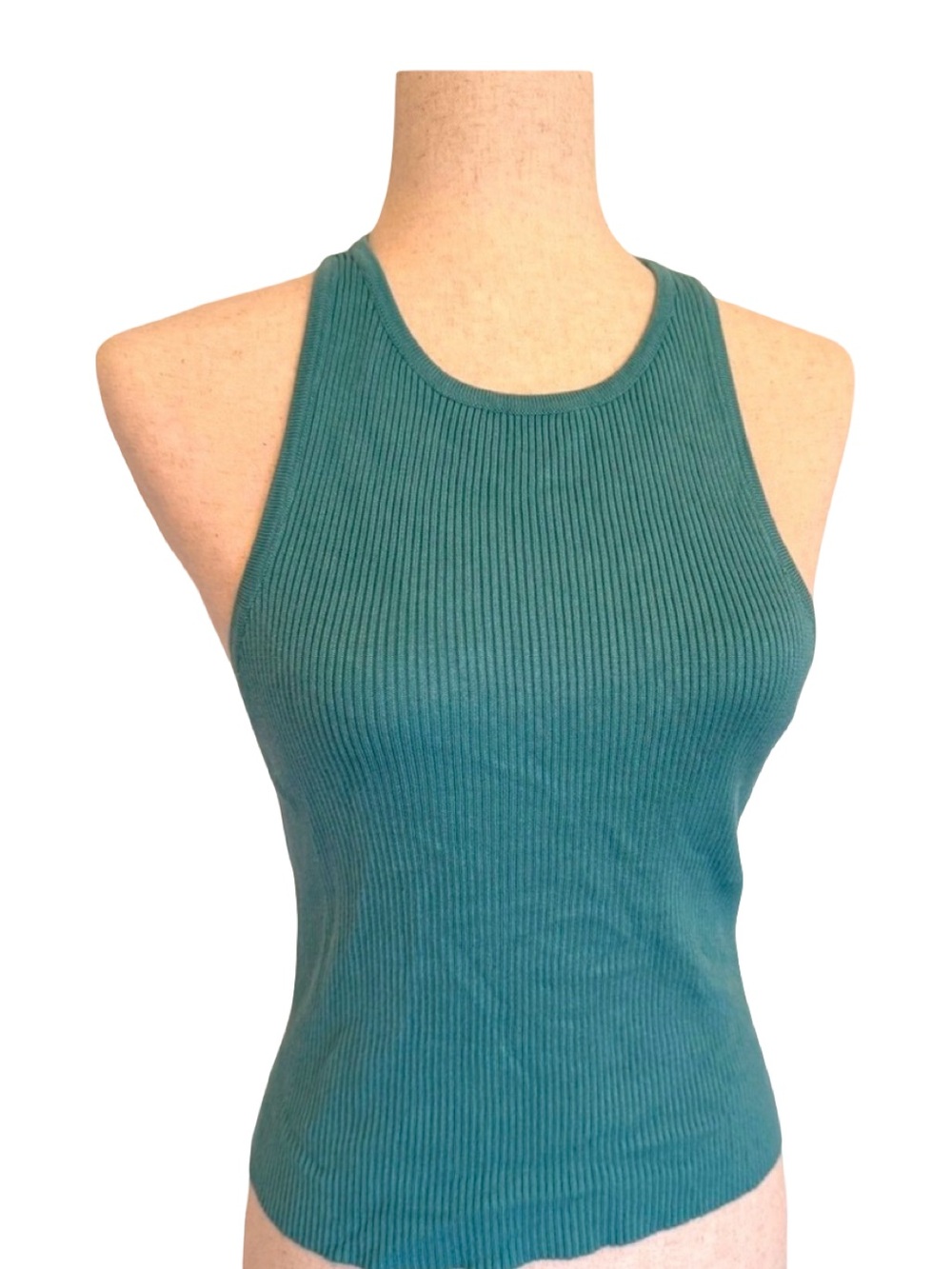 House of Harlow 1960 Green Fitted Tank Top